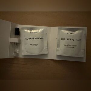 Byredo Mojave Ghost Sample Travel Spray, Body Wash & Lotion
